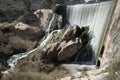 Elche Reservoir in winter Royalty Free Stock Photo