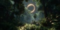Elden Ring Mystical Forest Ring Scene Royalty Free Stock Photo