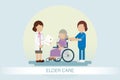 Elder care concept