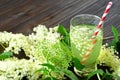 Elder flower drink Royalty Free Stock Photo
