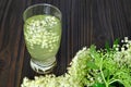 Elder flower drink Royalty Free Stock Photo