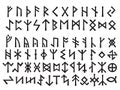 Elder Futhark and Other Runes of Northern Europe Royalty Free Stock Photo