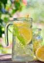 Elder lemonade with lemon