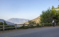 Elder man observing the Poqueira Gorge, Alpujarras