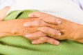 Elder People's Daily Prayers Royalty Free Stock Photo