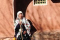 Elder woman in ancient village - Abyaneh, Iran