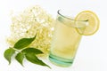 Elderberry flower drink Royalty Free Stock Photo