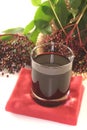 Elderberry juice Royalty Free Stock Photo