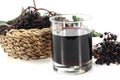 Elderberry juice Royalty Free Stock Photo