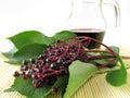 Elderberry juice Royalty Free Stock Photo