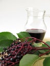 Elderberry juice Royalty Free Stock Photo