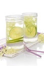 Elderberry lemonade. Royalty Free Stock Photo