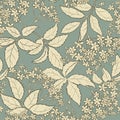 Elderflower vector pattern