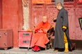 Elderly Buddhist Monk