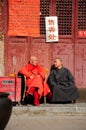 Elderly Buddhist Monk