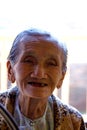 Elderly Burmese woman