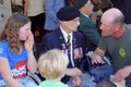 Leeuwarden, Netherlands, May 5 2018, Elderly Canadian war veteran