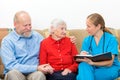Elderly care Royalty Free Stock Photo