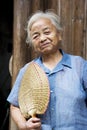 Elderly Chinese Lady at Daxu Royalty Free Stock Photo