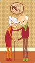 Elderly couple Royalty Free Stock Photo