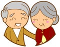 Elderly couple