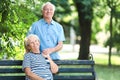 Elderly couple spending time together Royalty Free Stock Photo