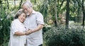 Elderly Couples Dancing together Royalty Free Stock Photo