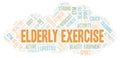 Elderly Exercise word cloud