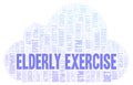 Elderly Exercise word cloud