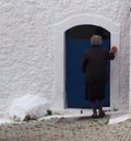 Elderly Greek Lady In Kritsa, Crete