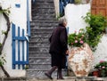 Elderly Greek Lady In Kritsa, Crete