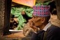 Elderly Hindu man, Kathmandu, Nepal