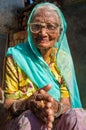 Elderly Indian woman