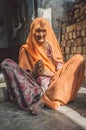 Elderly Indian woman