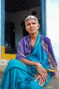 Elderly Indian woman Royalty Free Stock Photo