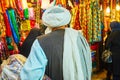 The elderly Iranian in Grand Bazaar, Isfahan, Iran Royalty Free Stock Photo