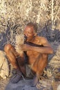 Khoisan man Royalty Free Stock Photo