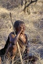 Khoisan woman Royalty Free Stock Photo