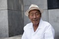 Elderly Korean man.