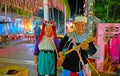 The elderly Lisu Hill Tribe members, Walking street, Pai, Thailand