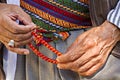 Worry beads in the hands, Turkey Royalty Free Stock Photo