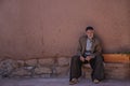 Local man in the village of Abyaneh, Iran Royalty Free Stock Photo