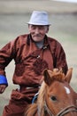 Elderly Mongolian Horseman