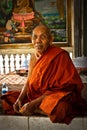 An elderly monk of Siem Reap, Cambodia