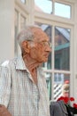 Elderly pensioner man Royalty Free Stock Photo