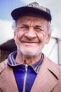 Elderly Russian Man Smiling