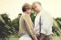 Elderly Senior Couple Romance Love Concept