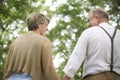 Elderly Senior Couple Romance Love Concept Royalty Free Stock Photo