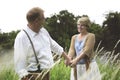 Elderly Senior Couple Romance Love Concept Royalty Free Stock Photo