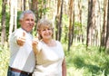 Elderly seniors couple Royalty Free Stock Photo